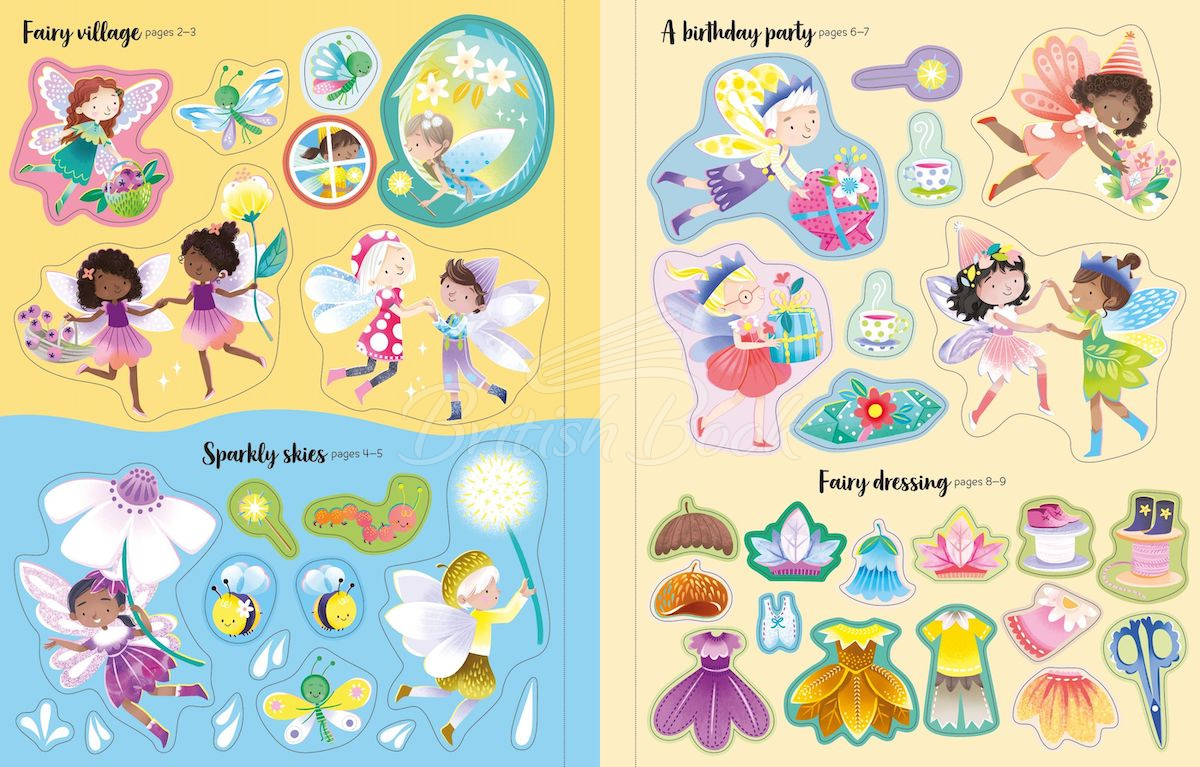 Книга First Sticker Book: Sparkly Fairies зображення 6
