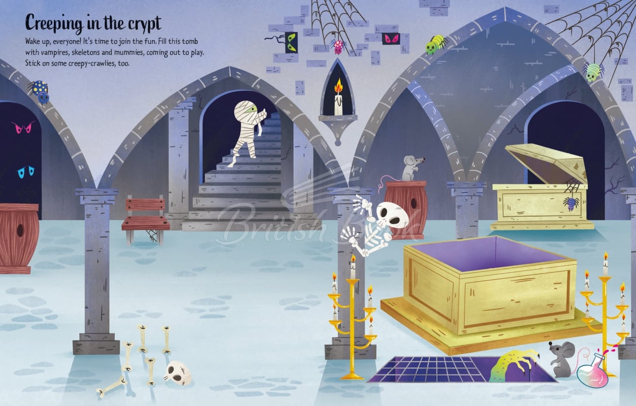 Книга First Sticker Book: Halloween изображение 2