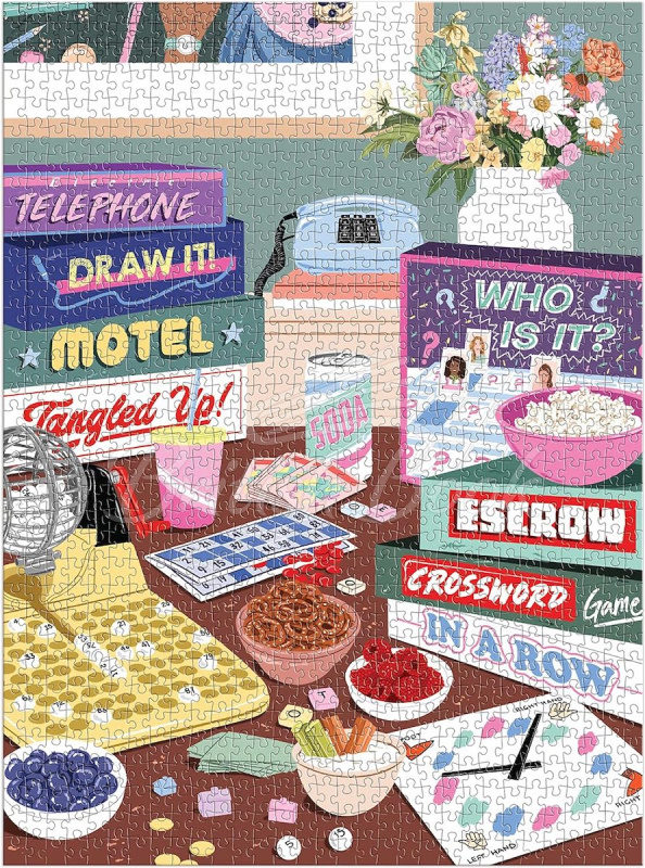 Пазл Game Night 1000 Piece Puzzle изображение 1