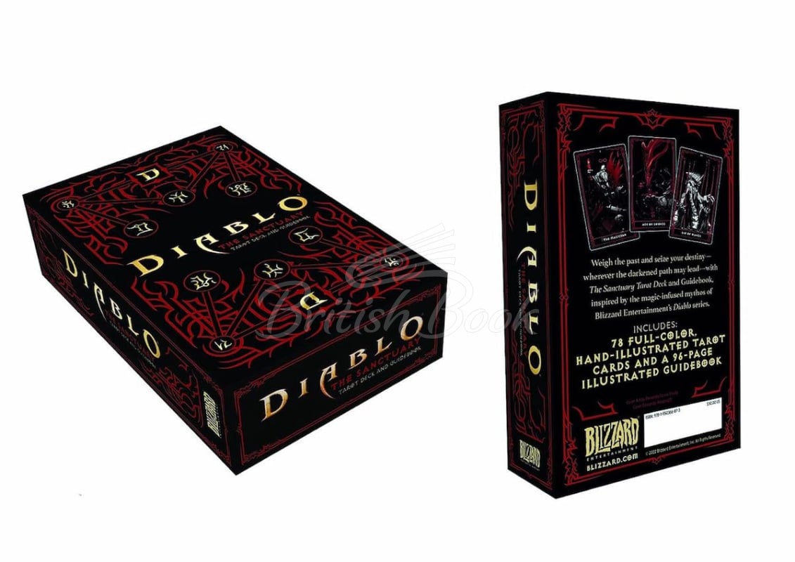 Карты таро Diablo: The Sanctuary Tarot Deck and Guidebook изображение 1