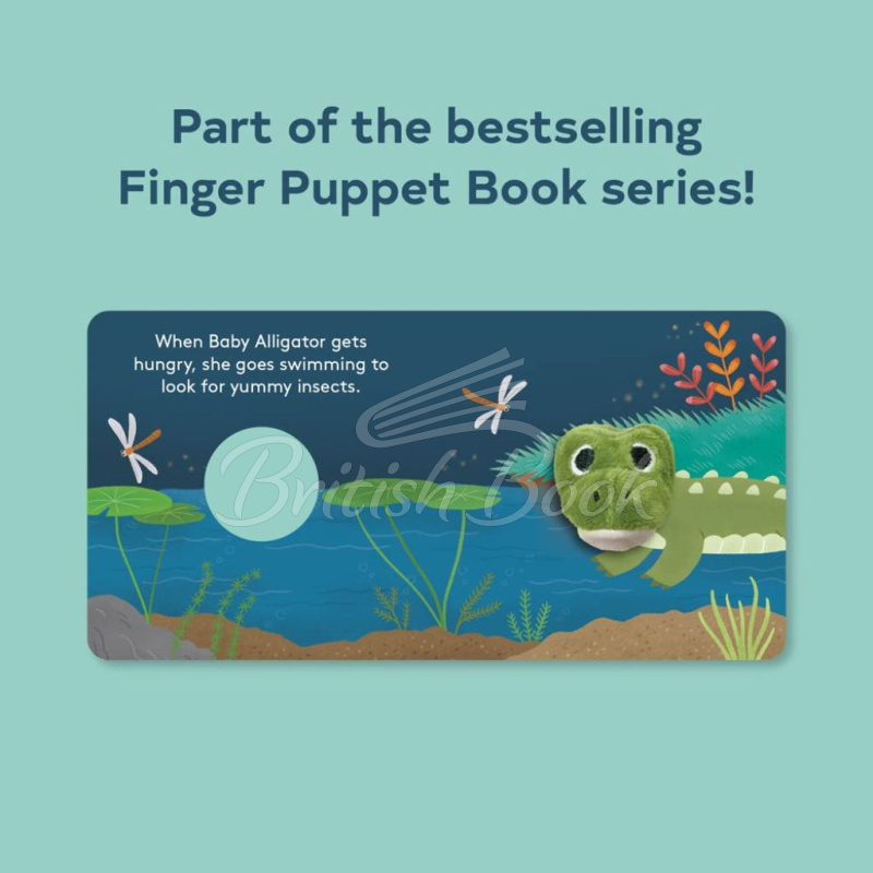 Книга Baby Alligator Finger Puppet Book изображение 3