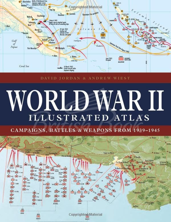 Книга World War II Illustrated Atlas зображення