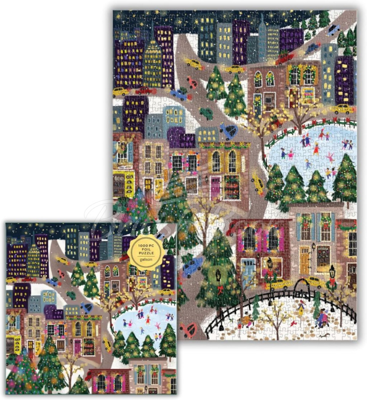 Пазл Joy Laforme Sparkling City 1000 Piece Foil Puzzle зображення 1