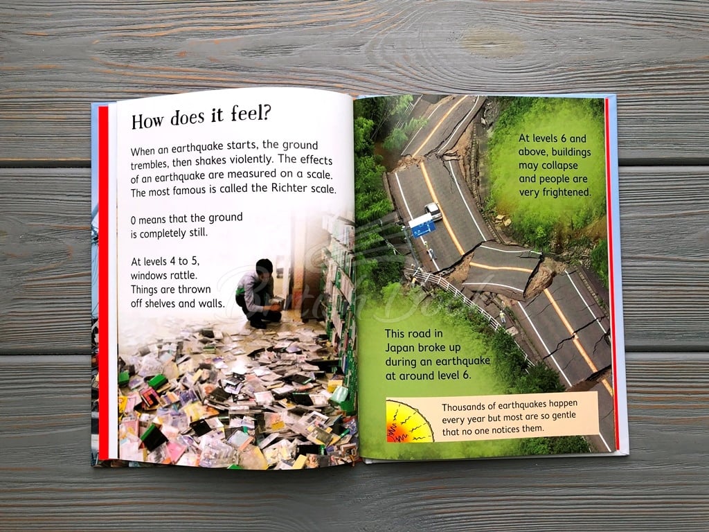 Книга Usborne Beginners Earthquakes and Tsunamis изображение 5