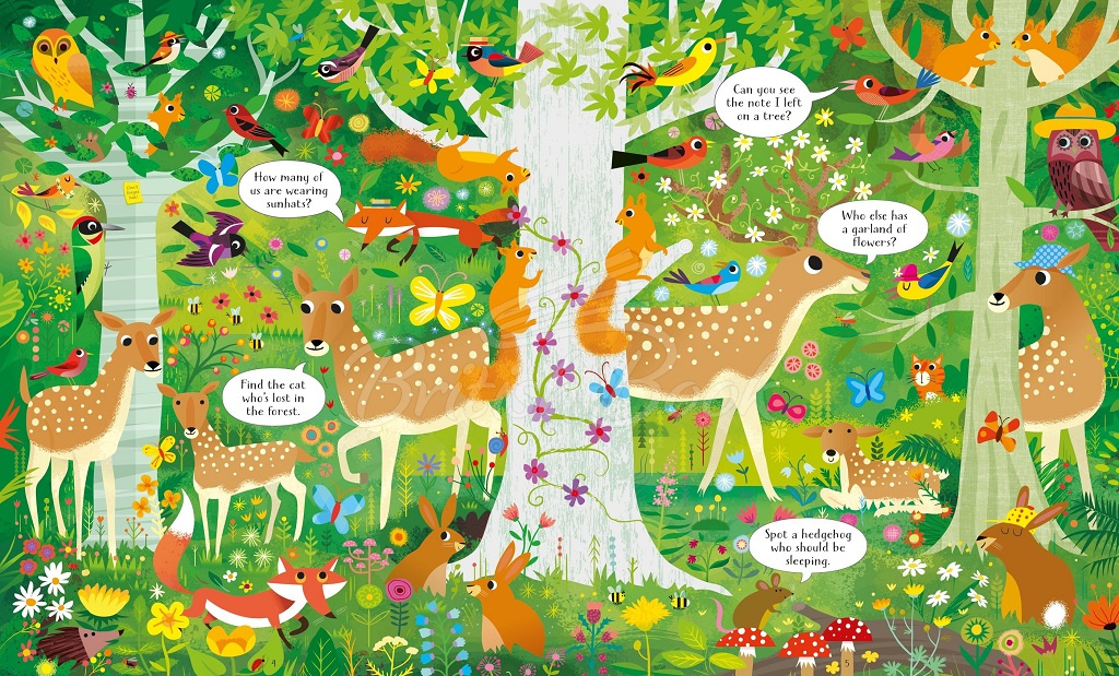 Пазл Usborne Book and Jigsaw: In the Forest изображение 3