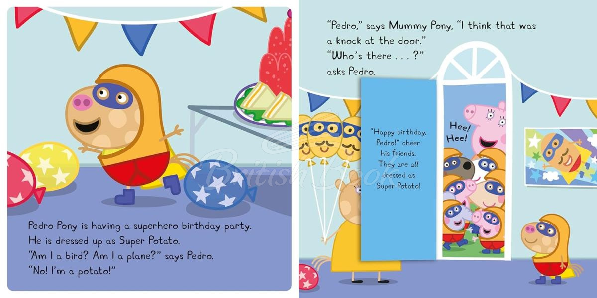 Книга Peppa Pig: Peppa's Superhero Party (A Lift-the-Flap Book) изображение 2