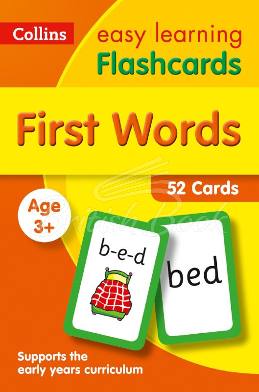 Картки Collins Easy Learning Preschool: First Words Flashcards зображення