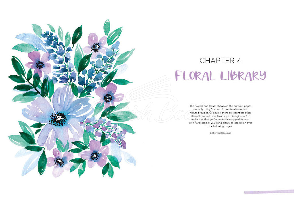 Книга Floral Watercolor зображення 6