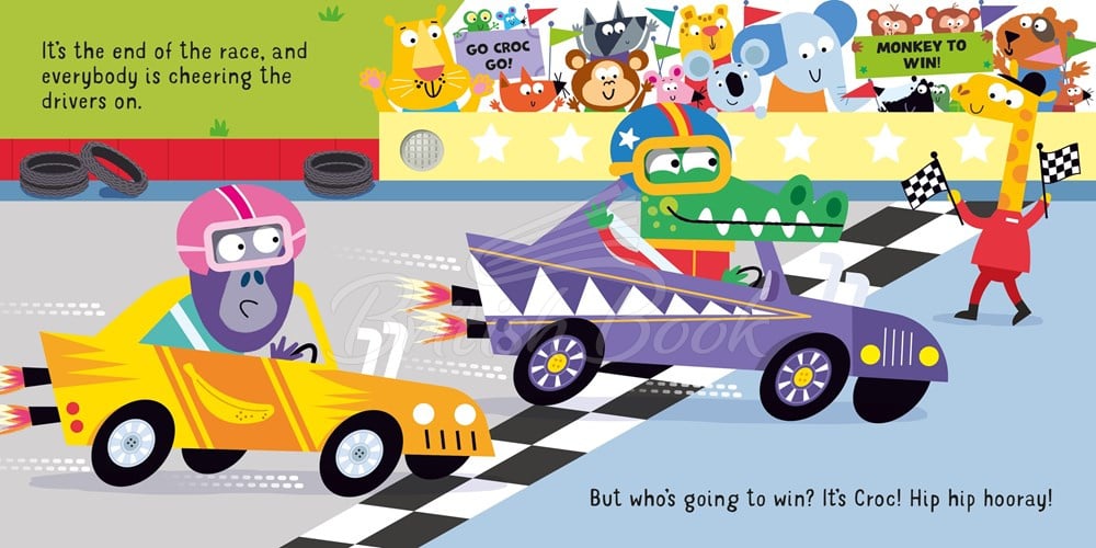 Книга Let's Go in a Racing Car! зображення 4