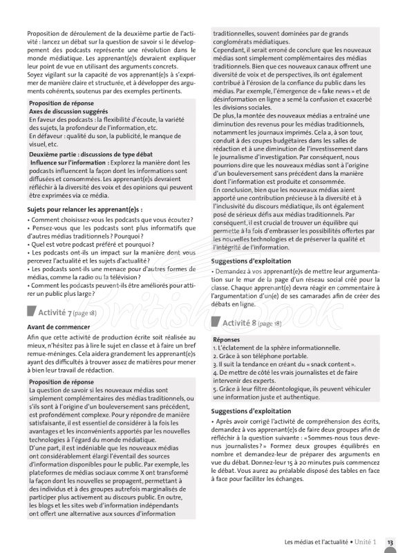 Книга для вчителя Odyssée C1/C2 Livre du professeur зображення 11