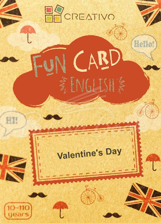 Картки Fun Card English: Valentine's Day зображення