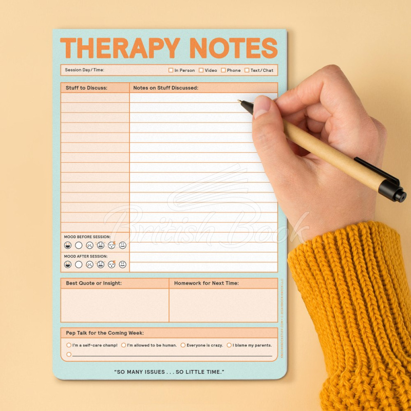 Папір для нотаток Therapy Notes Pad (Pastel Version) зображення 4