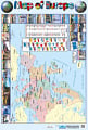 Map of Europe Poster