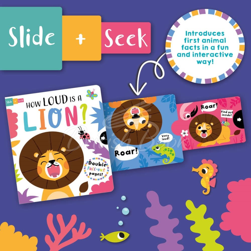 Книга Slide + Seek: How Loud is a Lion? зображення 1