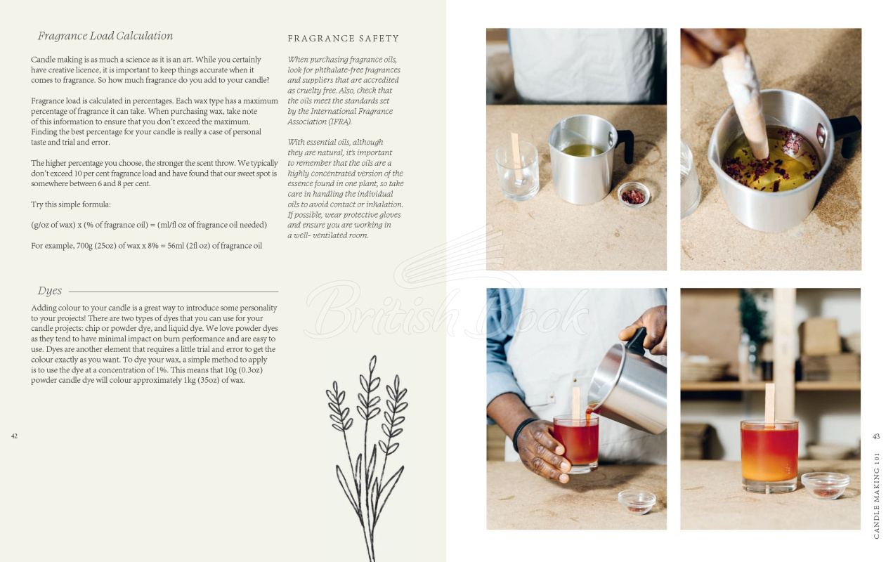 Книга Candles: A Modern Guide to Making Candles изображение 10