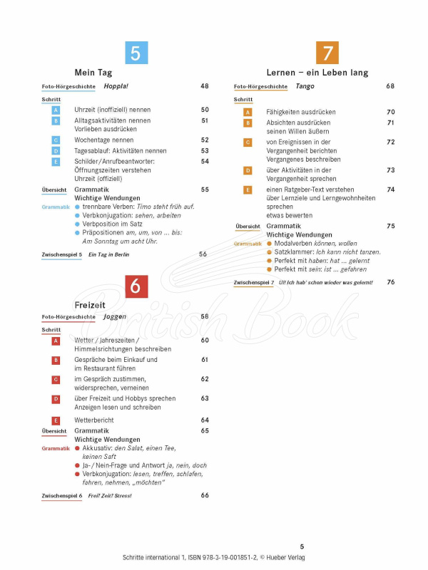 Учебник и рабочая тетрадь Schritte international 1 Kursbuch + Arbeitsbuch mit Audio-CD zum Arbeitsbuch und interaktiven Übungen изображение 3