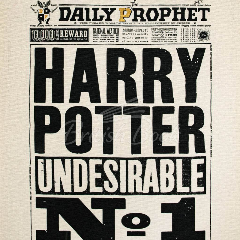 Сумка The Daily Prophet: 'Harry Potter Undesirable No.1' Tote Bag изображение 2