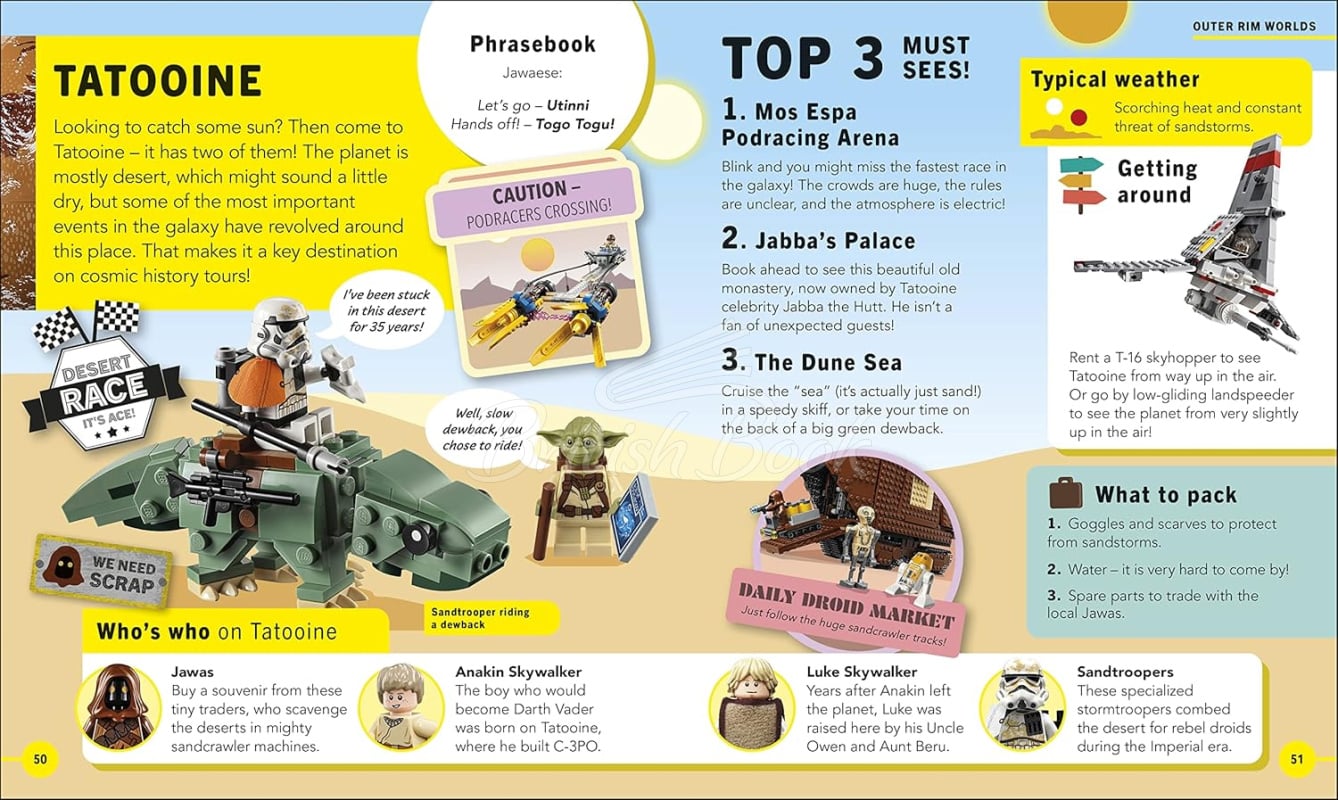 Книга LEGO Star Wars Yoda's Galaxy Atlas зображення 6
