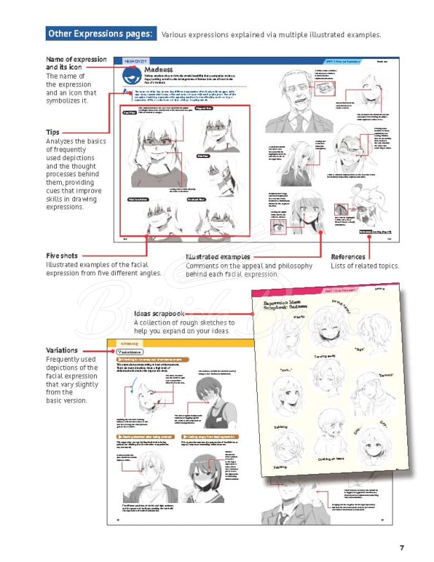 Книга How to Create Manga: Drawing Facial Expressions зображення 4
