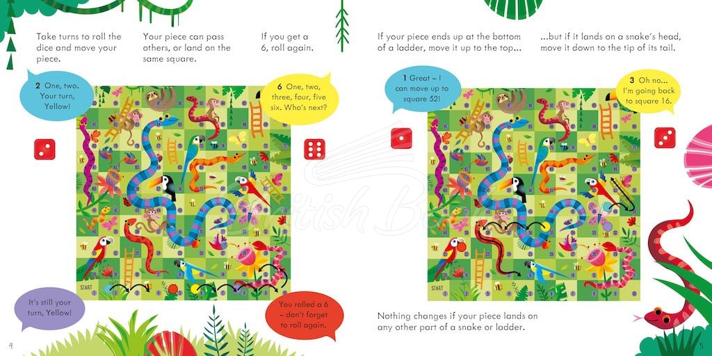 Настольная игра Snakes & Ladders Board Game изображение 4