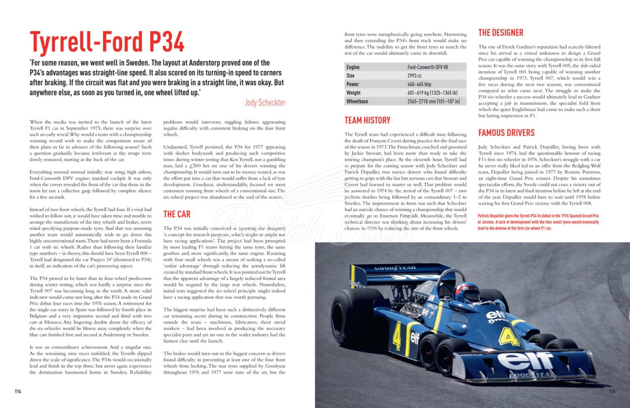Книга Formula 1 Cars: The Greatest F1 Cars from 1950 to the Present Day зображення 7