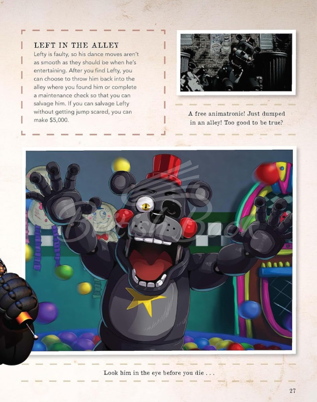 Книга Five Nights at Freddy's: Official Character Encyclopedia изображение 2