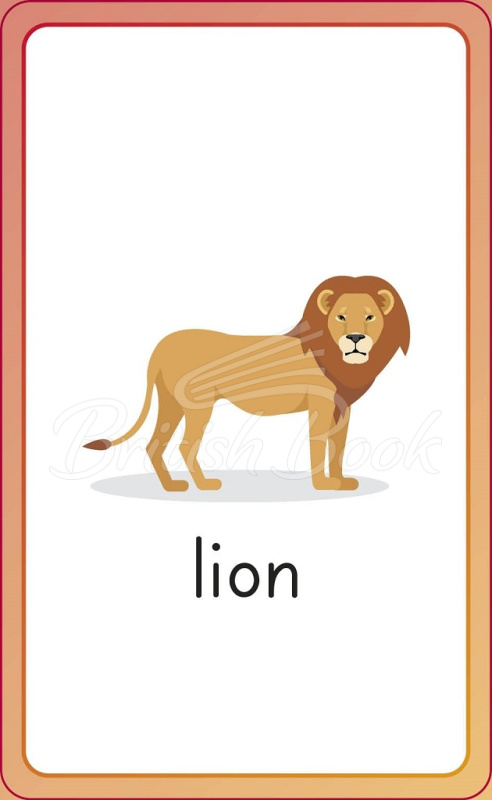 Карточки English for Everyone Junior: First Words Animals Flash Cards изображение 5