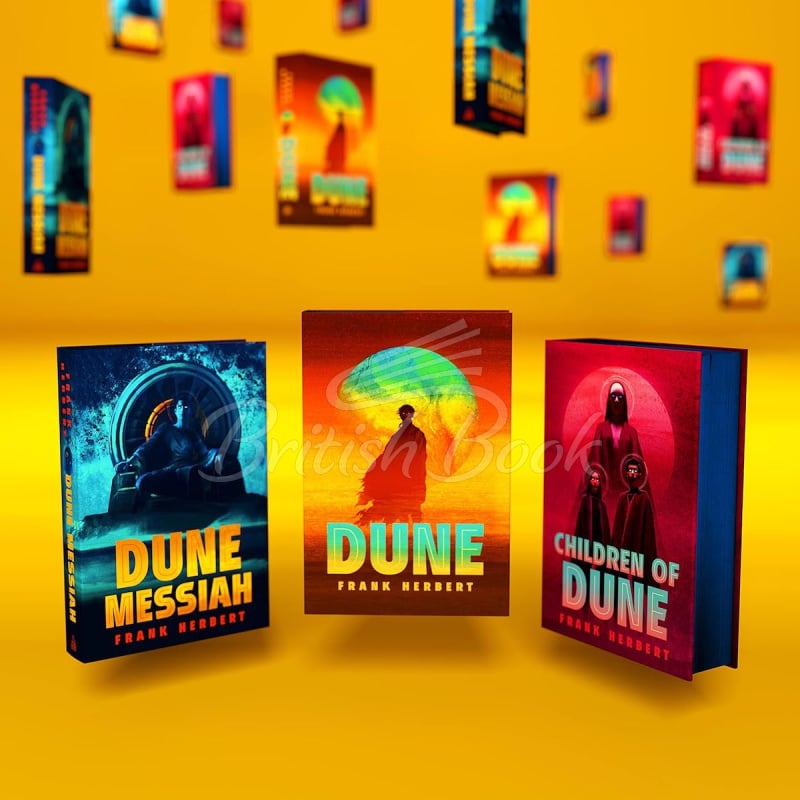 Набор книг Frank Herbert's Dune Saga 3-Book Deluxe Hardcover Boxed Set изображение 1
