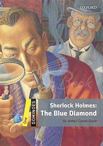 Книжка з диском Dominoes Level 1 Sherlock Holmes: The Blue Diamond Audio Pack зображення
