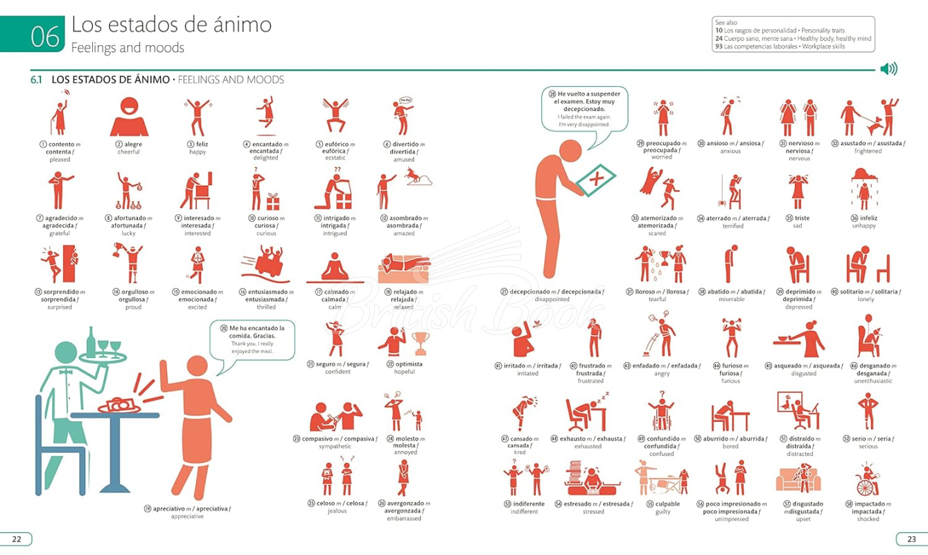 Книга Spanish English Illustrated Dictionary зображення 3