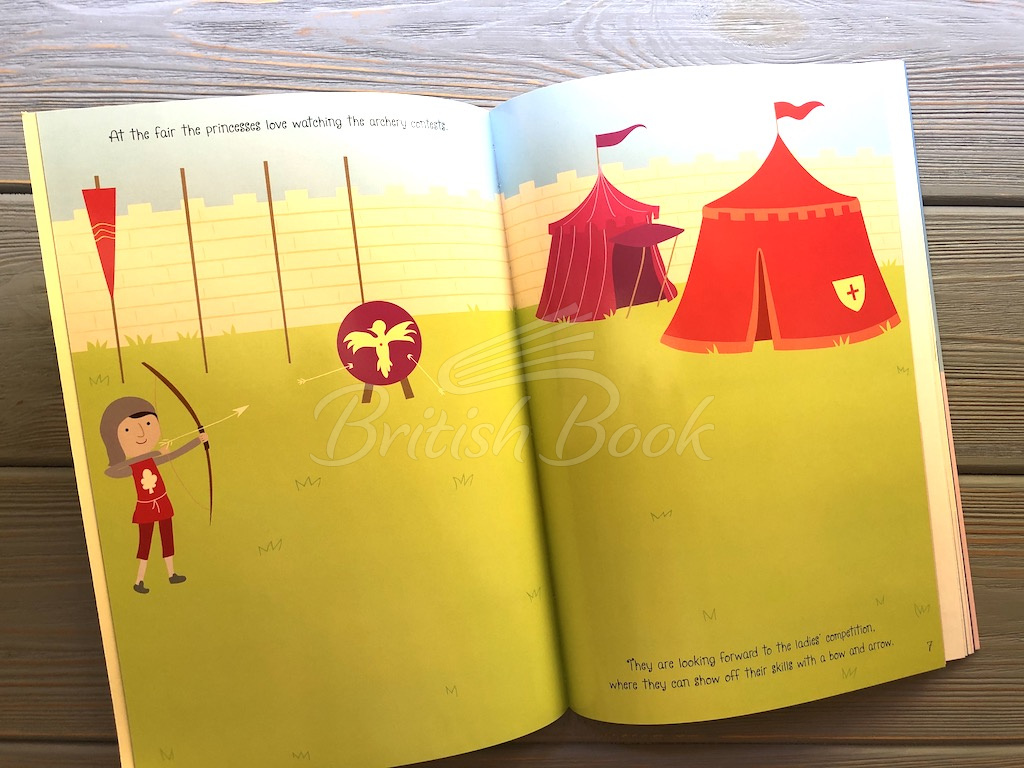 Книга Sparkly Princesses Sticker Book зображення 10