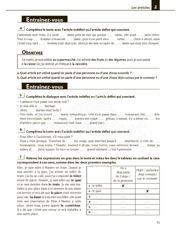 Книга Les 500 Exercices de Grammaire B1 зображення 7