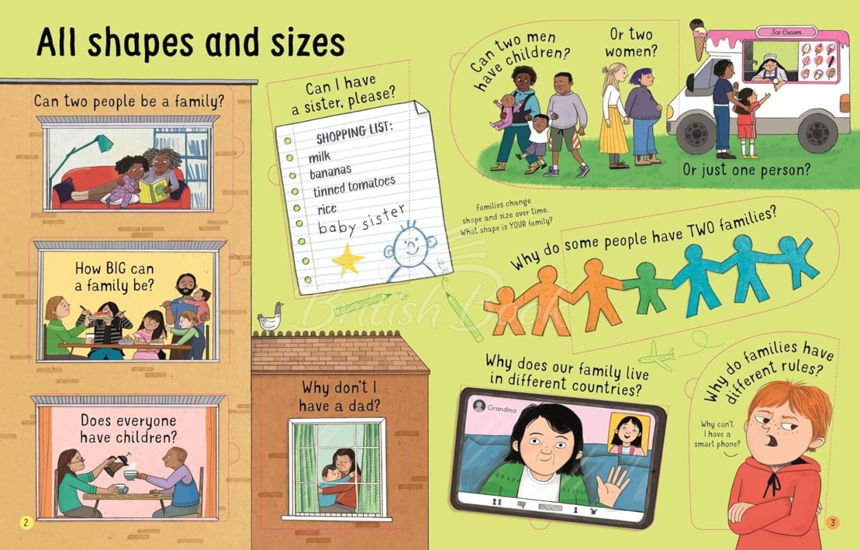 Книга Lift-the-Flap Questions and Answers about Families зображення 3