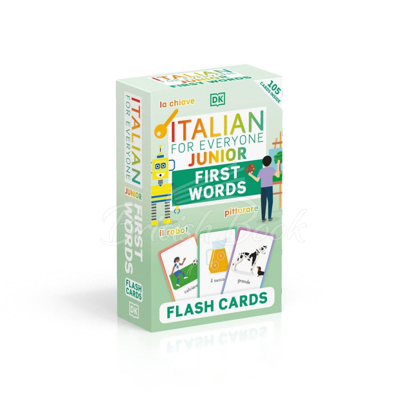 Картки Italian for Everyone Junior: First Words Flash Cards зображення 2