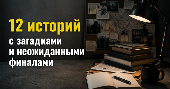 12 историй на английском языке с загадками и неожиданными финалами