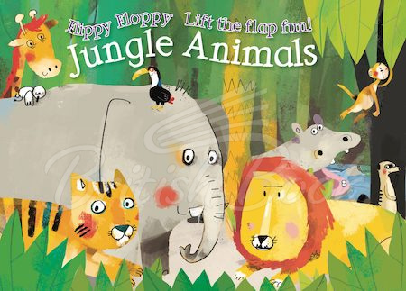 Книга Flippy Floppy Lift the Flap Fun! Jungle Animals зображення