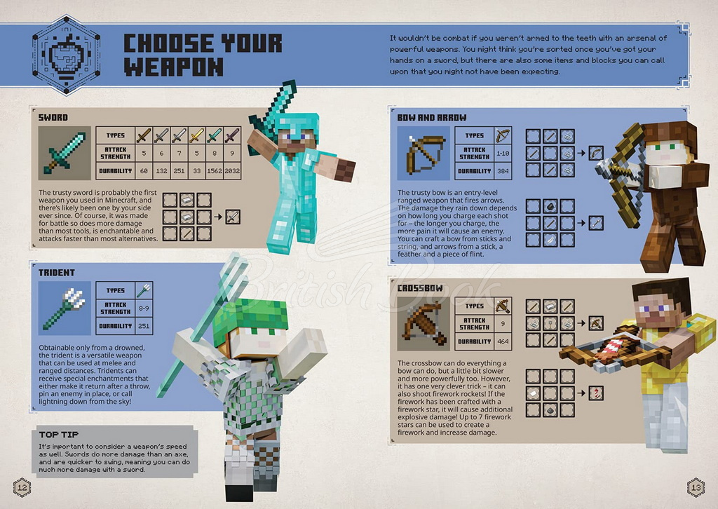 Книга All New Official Minecraft Combat Handbook изображение 1