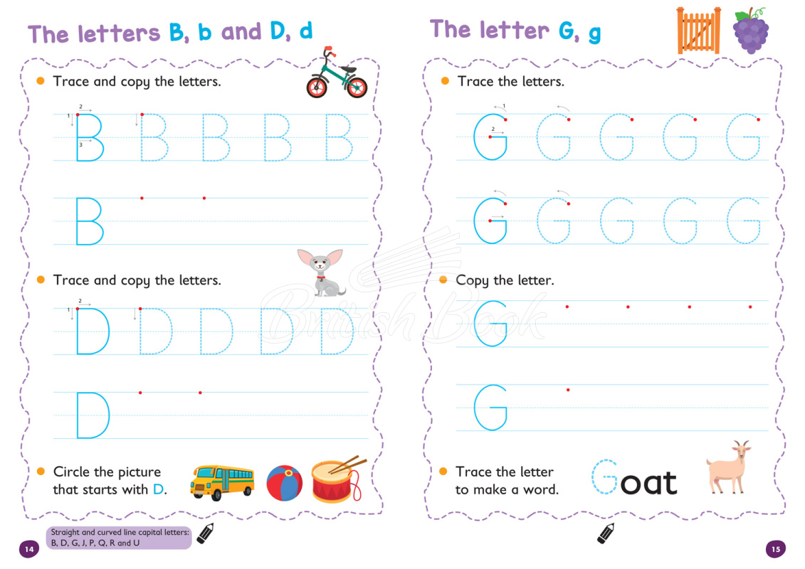 Книга Collins Easy Learning Preschool: Upper Case Letters Wipe-Clean Activity Book (Ages 3-5) зображення 2