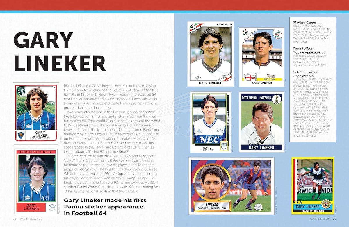 Книга Panini Legends: A Celebration of the World's Greatest Football Stickers изображение 3
