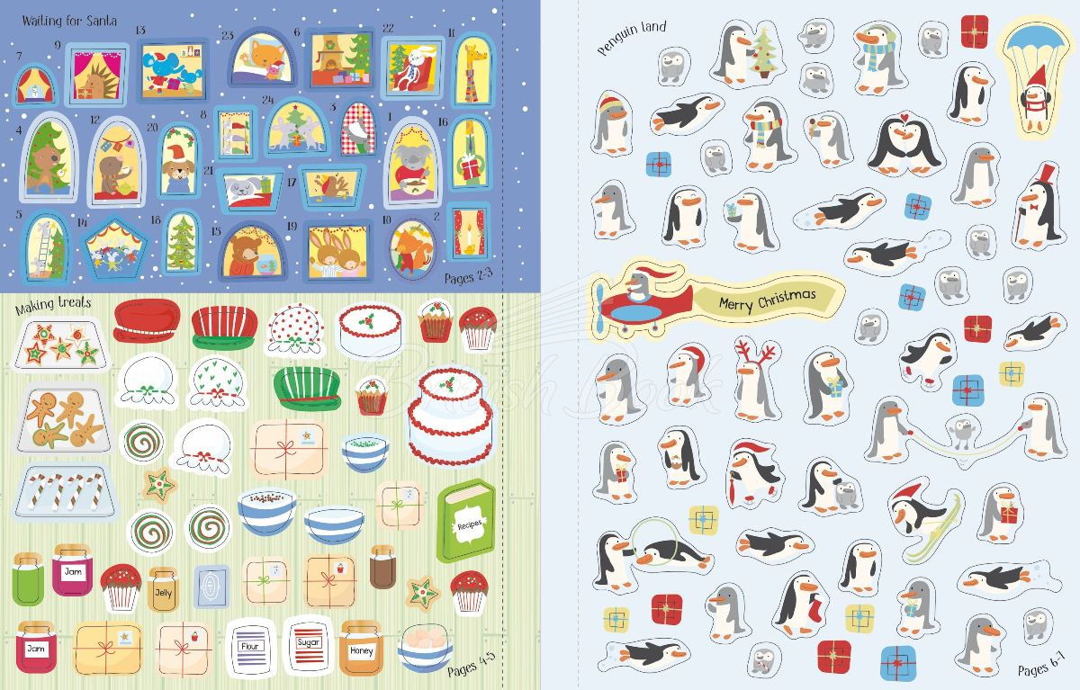 Книга Christmas Sticker Book зображення 2