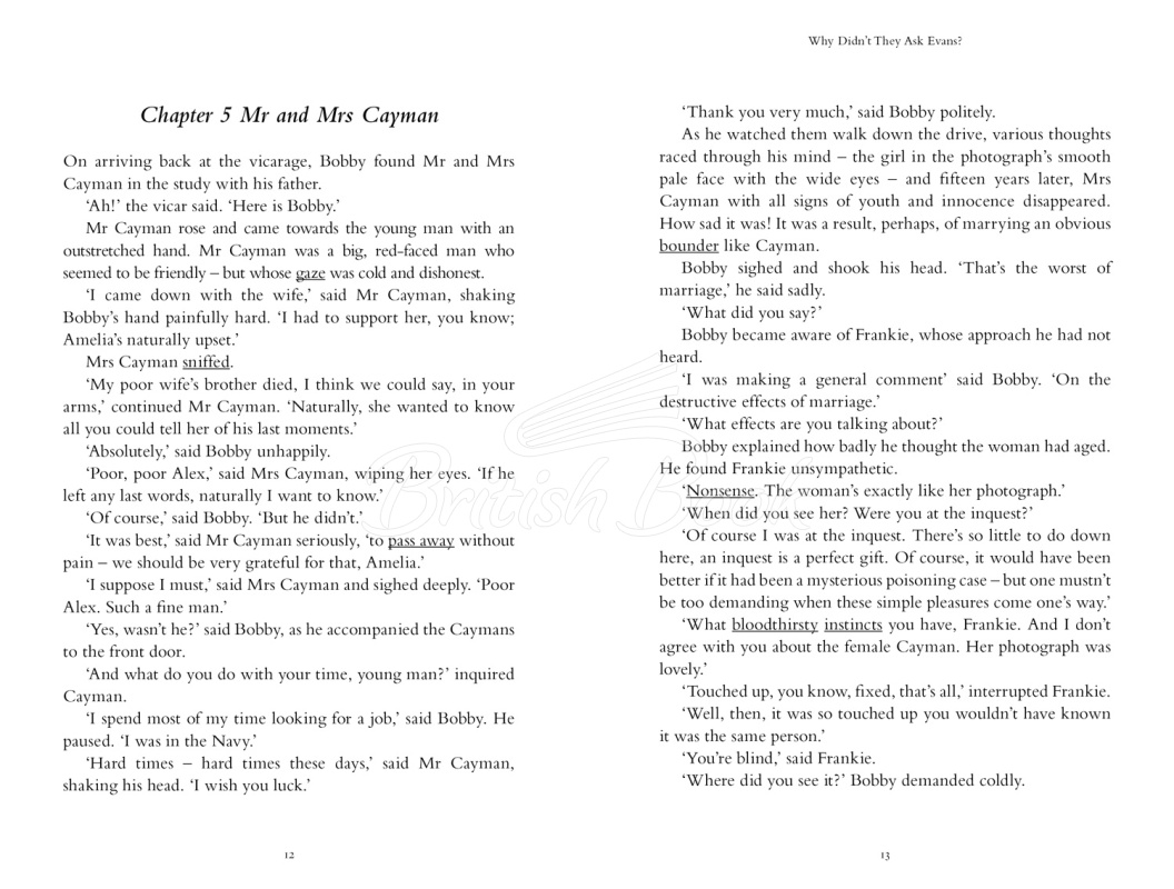 Книга Collins English Readers Level 4 Why Didn't They Ask Evans? зображення 1