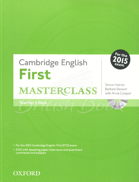 Книга для вчителя Cambridge English: First Masterclass Teacher's Pack with DVD зображення