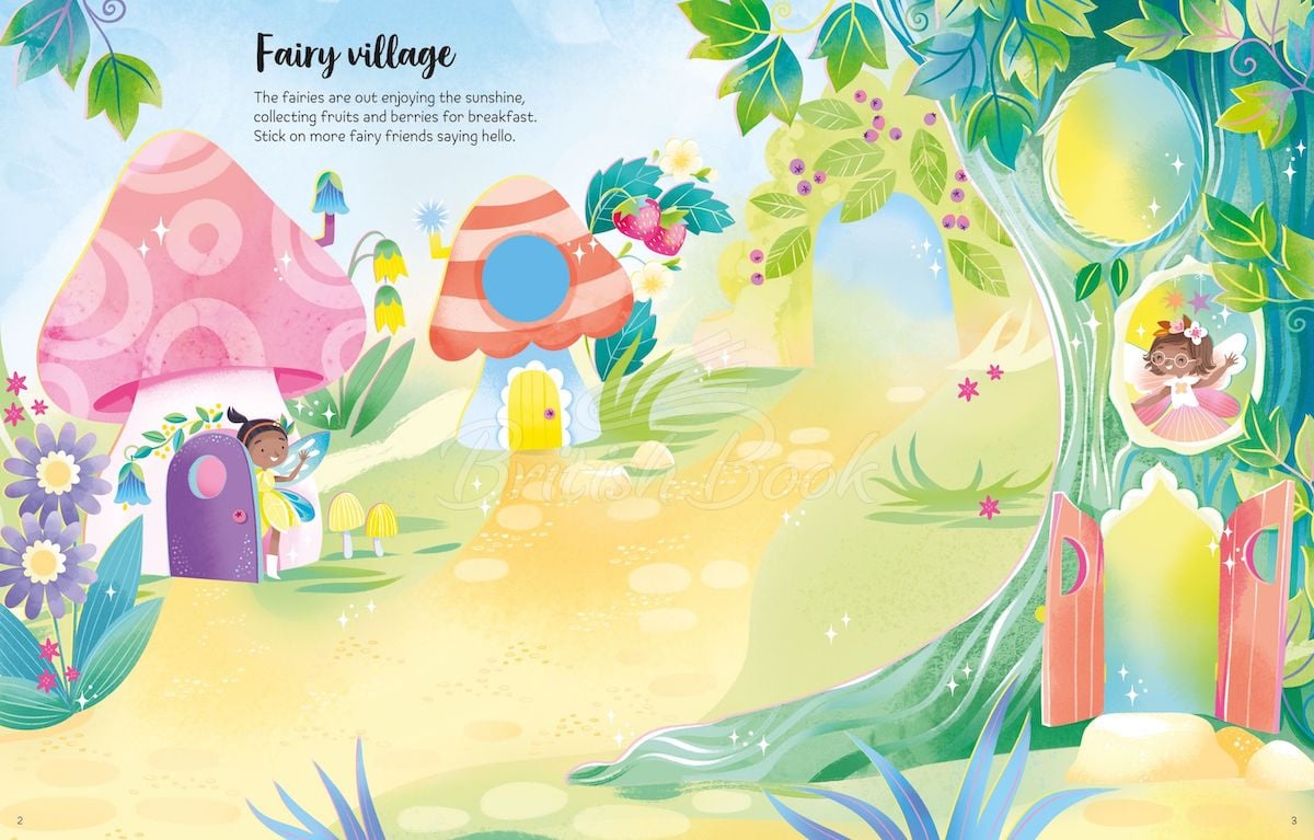 Книга First Sticker Book: Sparkly Fairies зображення 2