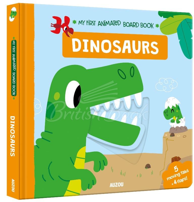 Книга My First Animated Board Book: Dinosaurs зображення 1
