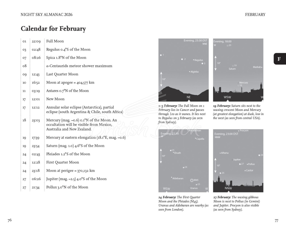 Книга Night Sky Almanac 2026: A Stargazer's Guide зображення 2