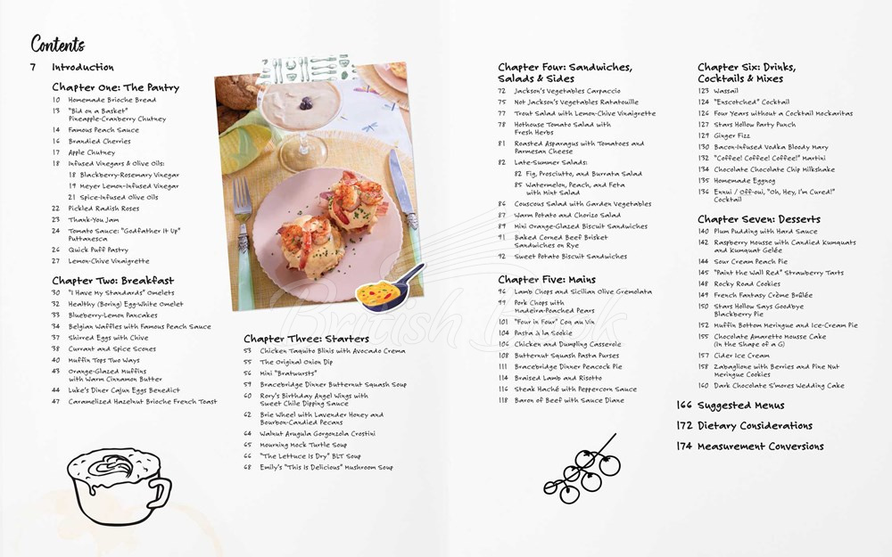 Книга Sookie's Recipe Book: Gilmore Girls: An Official Cookbook зображення 1