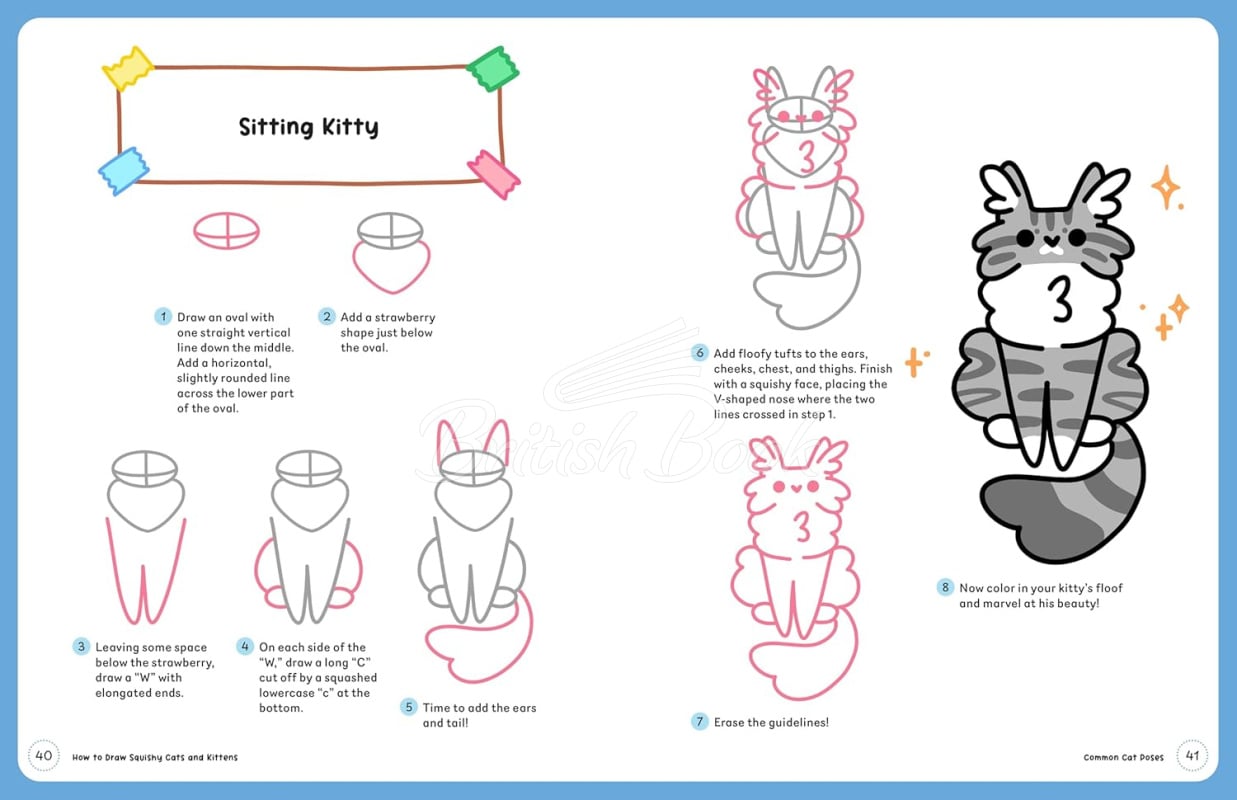 Книга How to Draw Squishy Cats and Kittens изображение 4