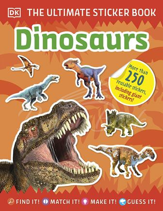 Книга The Ultimate Sticker Book: Dinosaurs зображення
