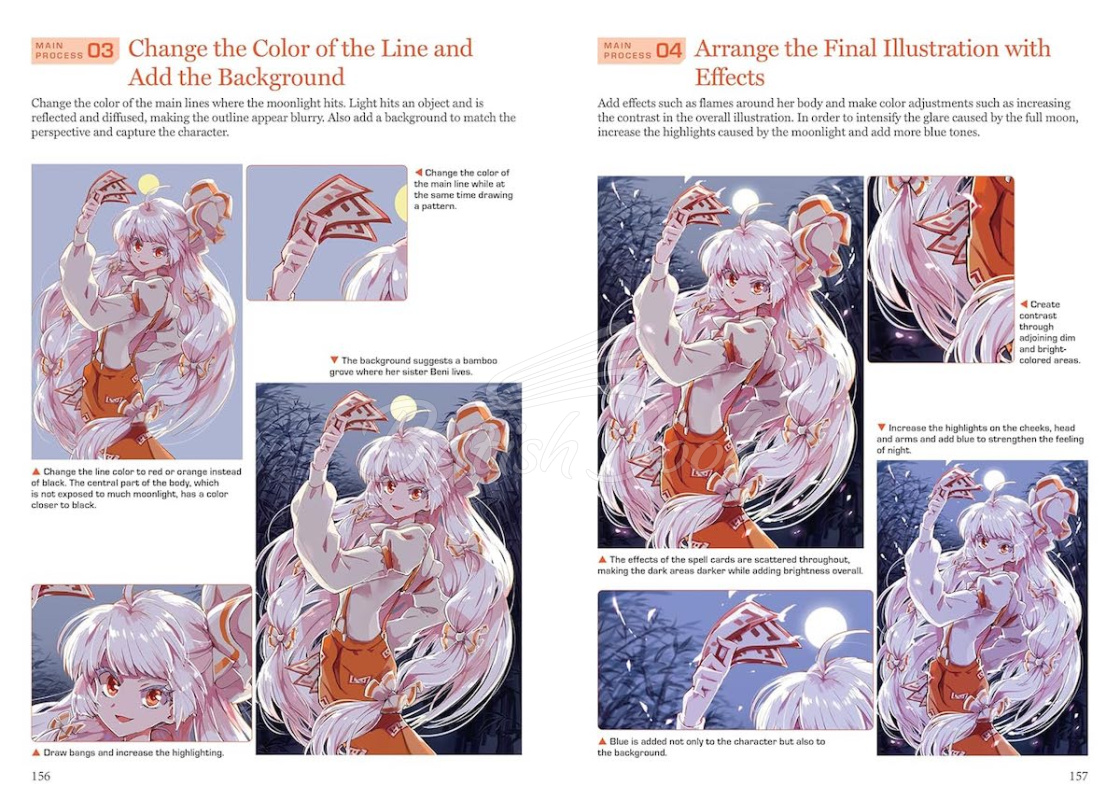 Книга Manga & Anime Digital Illustration Guide изображение 8
