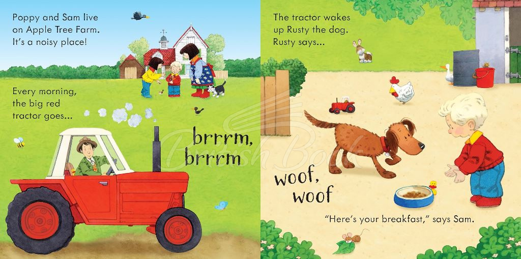 Книга Usborne Farmyard Tales: Poppy and Sam's Animal Sounds зображення 1